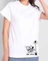 Shop Vibe Check Boyfriend T-Shirt White (TJL)-Front