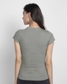 Shop Vibe Check Half Sleeve Printed T-Shirt Meteor Grey (TJL)-Design