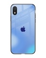 Shop Vibrant Blue Texture Premium Glass Case for Apple iPhone XR (Shock Proof, Scratch Resistant)-Front