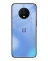 Shop Vibrant Blue Texture Premium Glass Case for OnePlus 7T (Shock Proof, Scratch Resistant)-Front