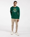 Shop Vichaar  Full Sleeve T-Shirt Dark Forest Green-Full