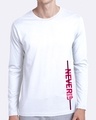 Shop Victorious Full Sleeve T-Shirt White-Front