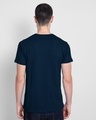 Shop Vintage Custom Half Sleeve T-Shirt Navy Blue-Design