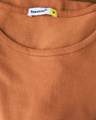 Shop Vintage Orange Basic Round Hem T-Shirt