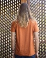 Shop Vintage Orange Half Sleeve T-Shirt-Design
