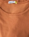 Shop Vintage Orange Round Neck 3/4th Sleeve T-Shirt