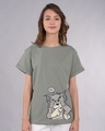 Shop Vintage Tom Boyfriend T-Shirt (TJL)-Front