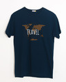 Shop Vintage Travel Half Sleeve T-Shirt-Front