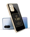 Shop VIP Metallic Gold Premium Glass Case for Mi 11X Pro-Front