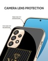 Shop VIP Metallic Gold Premium Glass Case for Samsung Galaxy S22 Ultra 5G-Design