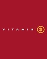 Shop Women's Red Vitamin B Typography Boyfriend T-shirt-Full