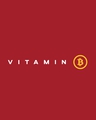 Shop Women's Red Vitamin B Typography T-shirt-Full