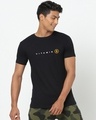 Shop Men's Black Vitamin Bit Graphic Printed T-shirt-Front