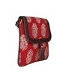 Shop Ethnic Faux Leather Cotton Red Tokyo With Tassle Sling Bag-Design