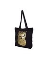 Shop Gold Owl Printed Solid Tote-Design