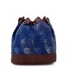 Shop Indigo Print Bucket Sling Bag-Design