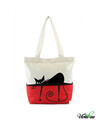 Shop Lazy Cat Printed Solid Tote-Front