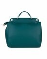 Shop Leatherette Flap Compartment Aqua Sling Bag-Design