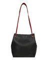Shop Leatherette Set of 2 Embroidered Black Sling Bag-Design