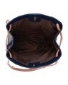 Shop Leatherette Set of 2 Embroidered Navy Sling Bag-Full