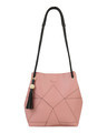 Shop Leatherette Set of 2 Embroidered Pink Sling Bag-Design