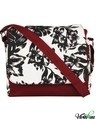 Shop Lilac Maroon Printed Cross Body-Front