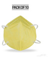 Shop Pack of 10 N95 Yellow Mask-Front