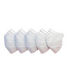 Shop Pack of 5 N95 White Mask-Front