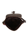 Shop Womens Ethnic Leatherette/Cotton Multi Zigazag Tassle Sling Bag