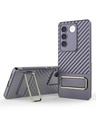 Shop Vivo V27 Pro 5G Purple Back Cover With Gold Metal Kickstand-Front