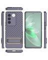 Shop Vivo V27 Pro 5G Purple Back Cover With Gold Metal Kickstand-Design