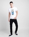 Shop Men's White Vroom Panda Graphic Printed T-shirt-Design