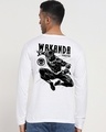 Shop Men's White Wakanda Forever The King Graphic Printed T-shirt-Design