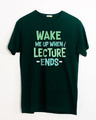 Shop Wake Me Up Half Sleeve T-Shirt-Front