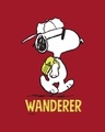 Shop Wanderer Snoopy Boyfriend T-Shirt-Full
