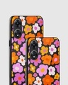 Shop Wanderlust Blooms Premium Glass Case for Oppo A78 5G-Design