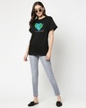 Shop Wanderlust Heart Boyfriend T-shirt-Full