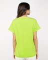 Shop WARM & COZY PENGUIN Boyfriend T-Shirt Neon Green-Design