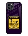 Shop Warning Injury Premium Glass Cover for Apple iPhone 12 Pro-Front