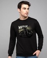 Shop Warrior Biker Fleece Light Sweatshirts-Front