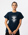 Shop Warrior Punisher Boyfriend T-Shirt-Front