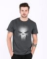 Shop Warrior Punisher Half Sleeve T-Shirt-Front