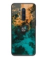 Shop Watercolor Wave Premium Glass Case for OnePlus 8 Pro(Shock Proof, Scratch Resistant)-Front