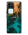 Shop Watercolor Wave Premium Glass Case for Vivo V30 Pro 5G(Shock Proof, Scratch Resistant)-Front
