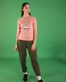 Shop Watsup Bunny Round Neck 3/4th Sleeve T-Shirt-Design