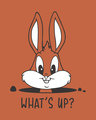 Shop Watsup Bunny Round Neck 3/4th Sleeve T-Shirt