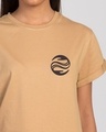 Shop Wave Reflect Boyfriend T-Shirt-Front