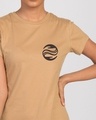 Shop Wave Reflect Half Sleeve T-Shirt-Front
