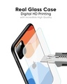 Shop Wavy Color Pattern Premium Glass Case for Apple iPhone 13 (Shock Proof, Scratch Resistant)-Full