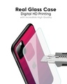 Shop Wavy Pink Pattern Premium Glass Case for Apple iPhone 8 Plus (Shock Proof, Scratch Resistant)-Full
